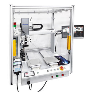 WATERUN Robot de soudage automatique à double table 5 axes <span class=keywords><strong>AOI</strong></span> avec système de vision pour assemblage PCB/électronique - Product Image 4