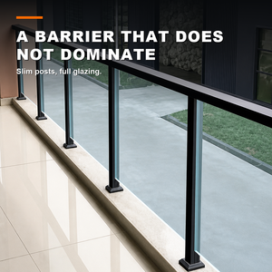 <b>Decorative</b> Glass Boundary <b>Fencing</b> Modern Outdoor Enclosures for Villa Communities Hotels and Commercial Properties - Product Image 3