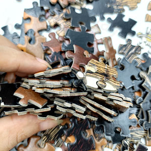 Casse-tête personnalisé haut de gamme 1000 pièces pour ensemble sac en papier personnalisé écologique avec un design différent voiture de <span class=keywords><strong>jeu</strong></span> similaire - Product Image 6