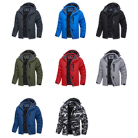 Vente en gros abordable Veste imperméable personnalisée pour l'hiver Veste d'extérieur Veste à capuche imperméable pour hommes