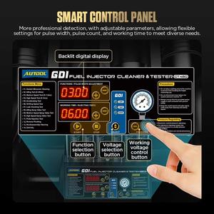 AUTOOL CT450 28 kHz GDI FSI EFI System Machine de nettoyage et de test automatique des injecteurs de carburant - Nettoyage des injecteurs d'<span class=keywords><strong>essence</strong></span> - Product Image 5