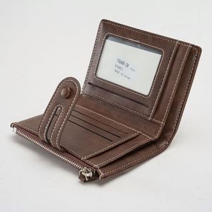 Men's Multifunctional <b>Wallet</b> with <b>Zipper</b> Closure Modern Vintage Style PU Card Holder Coin Purse Open Cardholder Belt Buckle - Product Image 3