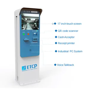 Açık self servis enerji tasarrufu dokunmatik ekran ödeme istasyonu Kiosk
