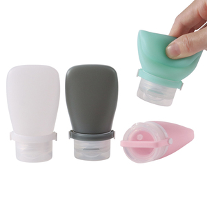 TSA Approved Travel Essentials Size <b>Bottle</b> Easy to <b>Squeeze</b> Leakproof Silicone Toiletry Containers for Shampoo and Conditioner - Product Image 1