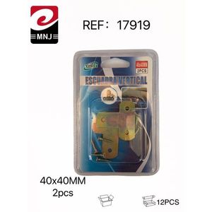 Escuadra Vertical T-Shaped Angle Iron 40x40mm 2Pcs Steel Bracket For Metal Joining - Product Image 3