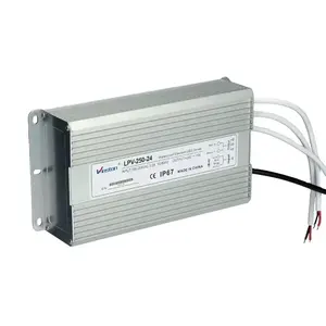 LPV - 250W 12V 24V fuente de alimentación LED impermeable para fuente de luces LED