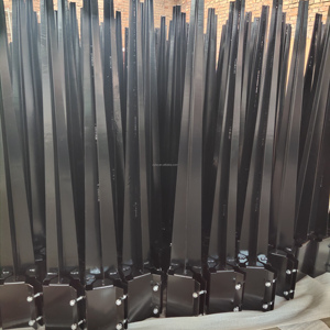 Ancre de sol hélicoïdale galvanisée à revêtement en zinc robuste <span class=keywords><strong>pour</strong></span> fixer des poteaux en <span class=keywords><strong>bois</strong></span> - Product Image 4