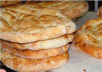 Four à pain en argile, four à pain/cake au blé cuit au four, machine à gâteau aux graines de sésame au gaz