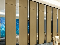 Paravent mobile OEM à écran coulissant, cloison pliante de type rail pour salle de bal d'hôtel, séparateur de pièce