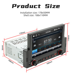 1DIN CarPlay วิทยุติดรถยนต์ Android 13 6.2นิ้วเครื่องเล่นดีวีดีแบบสัมผัสหน้าจอเครื่องส่งสัญญาณ <span class=keywords><strong>YouTube</strong></span> netfli-X FM อุปกรณ์อิเล็กทรอนิกส์ในรถยนต์ - Product Image 6