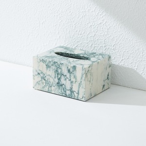 Calacatta <span class=keywords><strong>Viola</strong></span> หินอ่อนหรูหราสำหรับกล่องเนื้อเยื่อที่ใส่กระดาษหินธรรมชาติสำหรับโรงแรมห้องน้ำห้องนั่งเล่นโต๊ะเครื่องแป้งตกแต่ง - Product Image 3
