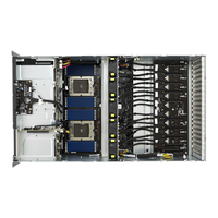 ASUS ESC8000A-E12 8GPU 용 듀얼 NVMe 4U 서버 베어 본 (AMD Epyc 2TB HDD 64GB DDR4 메모리 새로운 조건 스톡 랙 유형