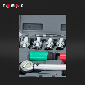Conjunto de Chaves de Torque de Precisão e Soquetes TOMAC em Aço Cromo Vanádio com 23 Peças e Encaixe de 1/2 Polegada para Reparo de Ferramentas Automotivas e de Caminhões - Product Image 4