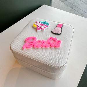 Caja de Almacenamiento de Joyas de <span class=keywords><strong>Viaje</strong></span> Portátil Moderna de Plástico PP <span class=keywords><strong>Plegable</strong></span> Flexible Cuadrada Pequeña, Organizador de Collares para Niñas de Gran Capacidad - Product Image 2