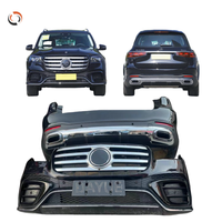 Parachoques delantero deportivo 2024 para Mercedes Benz GLS 167 con rejilla y parachoques trasero