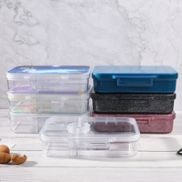 Aohea Boîte à lunch bento portable personnalisée et unique pour enfants, avec compartiments, pour sandwichs et repas