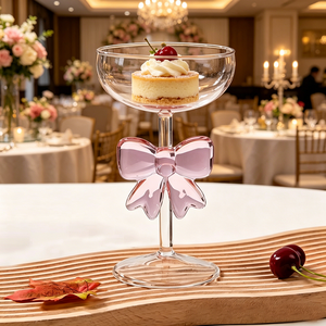 Copa de Cristal de 200 ml con Lazo para Postres en Fiestas y Bodas - Product Image 3