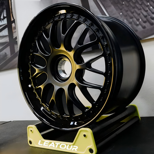 LEATOUR 2 pièces 19 20 21 22 24 26 pouces 5*114.3 5*120 Jantes forgées noires brillantes de luxe 458 990 pour RS3 RS4 Classe G <span class=keywords><strong>Maclaren</strong></span> 570 - Product Image 6