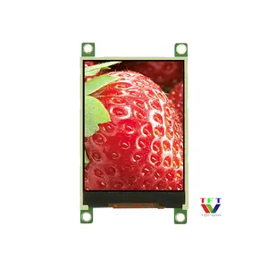 Modul Display LCD TFT 2.4 Inci, Layar Tampilan Antarmuka Seri UART 240X320 4Pin RX TX 2.4 ''2.4 Inci