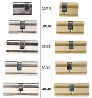 Cylindre de serrure de porte à mortaise en alliage de zinc de qualité OEM, profil européen, rainure serpent, résistant à l'eau, installation facile