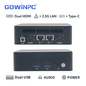 Mini PC Intel ultra-compact Barebone avec 16 Go de RAM DDR4, prise en charge des SSD NVMe, double LAN, WiFi 6 et Thunderbolt 3 - Product Image 1