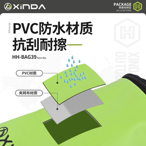 Bolsa de Herramientas Xinda 3L, Multifuncional, con Asa Superior, Color Verde Hierba - Product Image 5