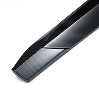 Venta al por mayor de fábrica: Faldones laterales y placas inferiores de fibra de carbono preimpregnada de alto brillo estilo LARTED para BMW XM