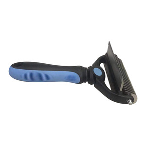 Pet Hair Detangling Comb Double Sided Large 22 Small 14 For Dog Grooming Plastic Stainless Steel - Product Image 2
