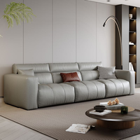 Canapé 3 places moderne haut de gamme, confortable et de haute qualité, canapé de salon, canapé de bureau minimaliste design beige pour usage domestique