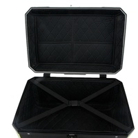 MOTO-Top case noir 65L, boîte à bagages pour moto