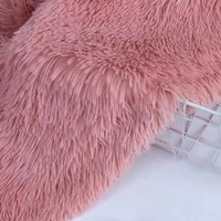 100% Polyester 28G Long Pile Faux Fur Comfortable Fleece PV Plush 20mm Ignifuge Respirant Résistant aux déchirures Extensible pour Voiture