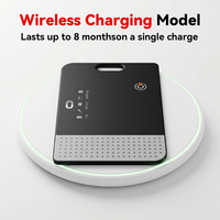 Traceur de portefeuille sans fil rechargeable Android ultra-mince, localisateur de cartes certifié Google Find Hub, carte de suivi mondial