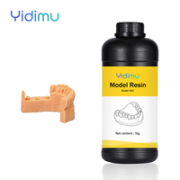 Resina Dental Líquida de Poliuretano Sintético, Resina de Curado UV, 1 kg/Botella, Resina para Modelos, Resina de Impresión 3D Dental Fotocurable UV