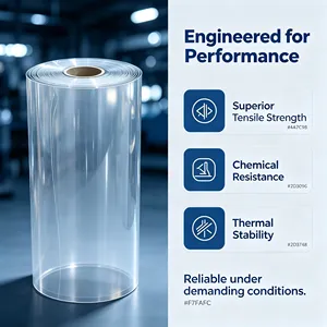 Crystal <b>Clear</b> PET Film Roll 100% Virgin Material High Transparency Consistent Quality for Packaging - Product Image 2