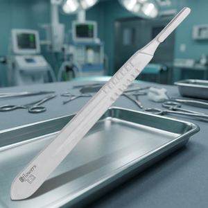 Manche de scalpel chirurgical OEM/ODM en acier inoxydable, instrument de chirurgie générale de classe I certifié CE, lame médicale réutilisable - Product Image 4