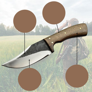 Couteau de camping professionnel, accessoire utilitaire durable pour la randonnée, le trekking, la pêche et les tâches quotidiennes en plein air, couteaux de camping - Product Image 6