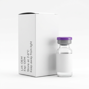 Custom Full-Color Printed Peptide Folding Box with Blister Tray Insert for 10 Vials Professional Laboratory Research - Product Image 5