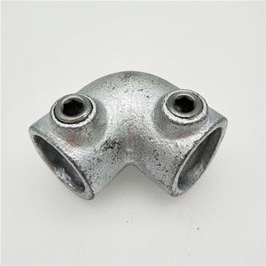 Abrazaderas de llave de revestimiento galvanizado grueso Abrazadera de llave de ajuste para barandillas de seguridad - Product Image 2