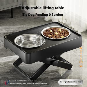 <span class=keywords><strong>Feeder</strong></span> Verhoogde Verhoogde Luxe Verstelbare Grote Hondenvoerbak Met Standaard - Product Image 5