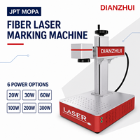 Máquina de Marcado Láser de Fibra JPT MOPA de 60W para Marcado de Color en Metal y Grabado Profundo