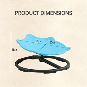 Chaise tournante d'intégration sensorielle en forme de tortue pour l'ergothérapie avec mouvement contrôlé - Product Image 4