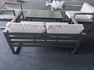 <span class=keywords><strong>Promotion</strong></span> d'usine Vente à <span class=keywords><strong>bas</strong></span> prix Ensemble <span class=keywords><strong>de</strong></span> canapés <span class=keywords><strong>de</strong></span> <span class=keywords><strong>jardin</strong></span> en rotin PE en aluminium Mobilier d'extérieur en osier pour terrasse et balcon - Product Image 4