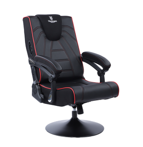 VANBOW 20-1017 <span class=keywords><strong>Fauteuil</strong></span> <span class=keywords><strong>de</strong></span> <span class=keywords><strong>jeu</strong></span> pour ordinateur <span class=keywords><strong>de</strong></span> direction en cuir avec haut-parleur pliable et audio pour Rockstar Rockers - Product Image 1