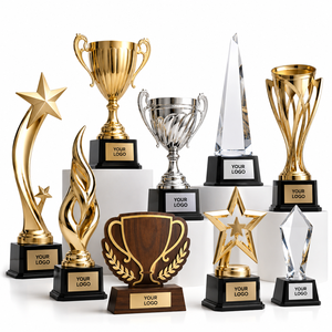 Custom Logo <b>Trophy</b> Awards Decorative Ornaments Souvenirs Collectibles For Business Event Dealer Meeting Commemorative Honors - Product Image 1
