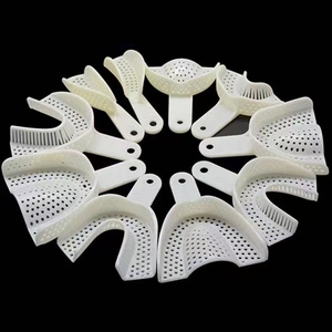 Vassoi monouso per impressione di alta qualità per terapia orale dentale di dimensioni Complete in plastica accessori - Product Image 4