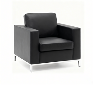 Sofá de Oficina Minimalista, Duradero y Cómodo, con Armazón de Madera Maciza y Tapicería de Cuero de Alta Calidad, para Oficina en Casa, Sala de Estar y Hotel, Venta al Por Mayor - Product Image 5