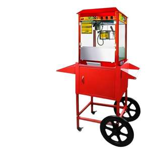 Máquina de <span class=keywords><strong>Palomitas</strong></span> de Maíz de Grado Comercial con Carrito, Máquina de <span class=keywords><strong>Palomitas</strong></span> de Maíz Eléctrica o a Gas de Acero Inoxidable, Máquina Expendedora de <span class=keywords><strong>Palomitas</strong></span> de Maíz Móvil - Product Image 1