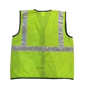 Chaleco de Seguridad CITICITY Naranja de Alta Visibilidad, Malla de Poliéster, Personalizable, para Construcción, Aeropuerto, Transpirable, con Bolsillo para Identificación - Product Image 4