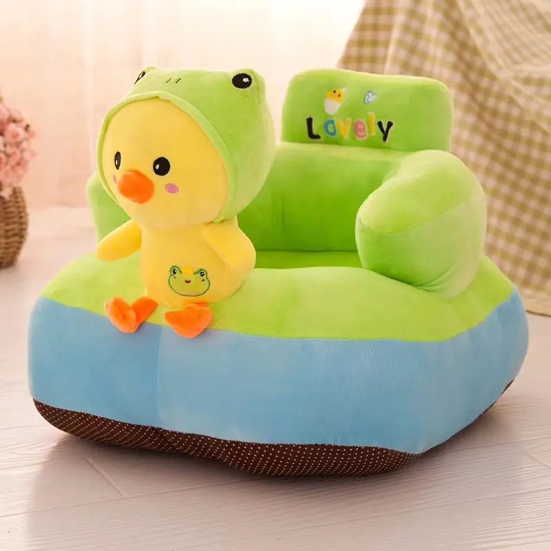 Hot Sell Fashion Kids Cute Sofa Child Stuffed Animal Plush Sofa Toys Wholesale Baby Cartoon Seat Sofa Chair