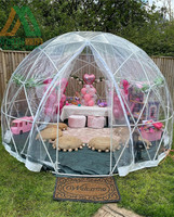 Tentes Igloo en Mousse Géodésique en PVC Transparent pour Jardin Extérieur à Vendre sur Salon Professionnel